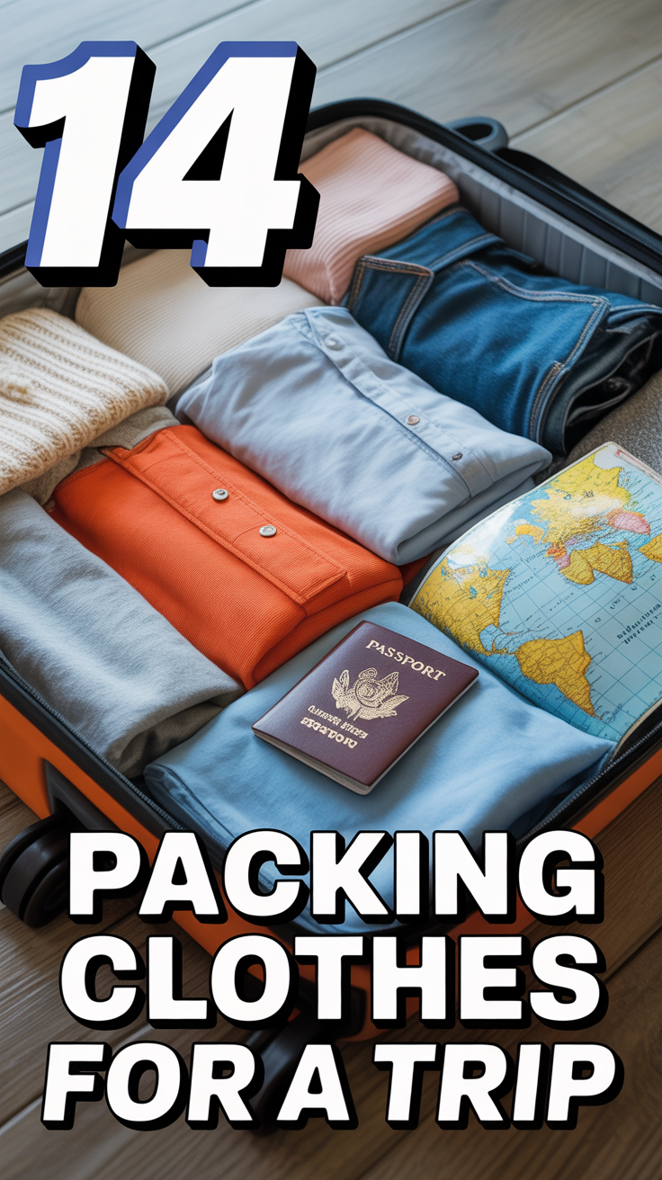 ✈️ 14 Packing Clothes For A Trip