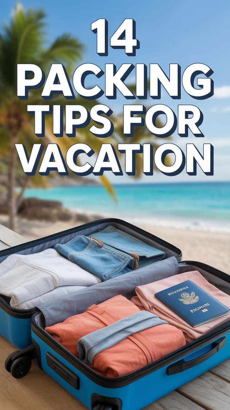 ✈️ 14 Packing Tips For Vacation