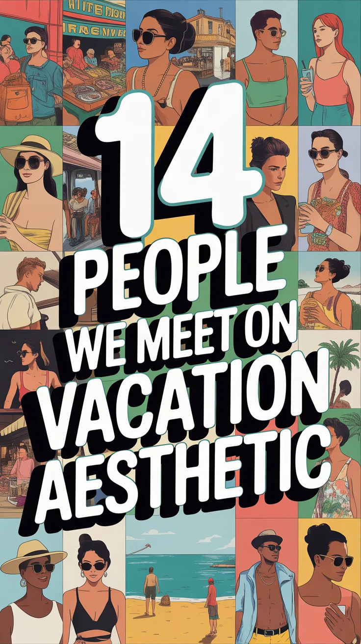 🧳 14 People We Meet On Vacation Aesthetic