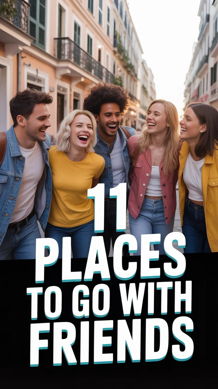 👯‍♀️ 11 Places To Go With Friends