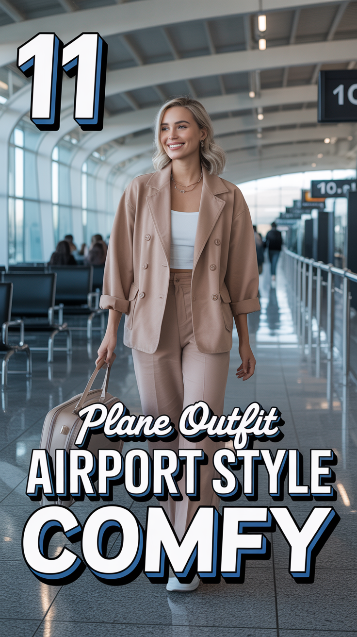 ✈️ 11 Plane Outfit Airport Style Comfy