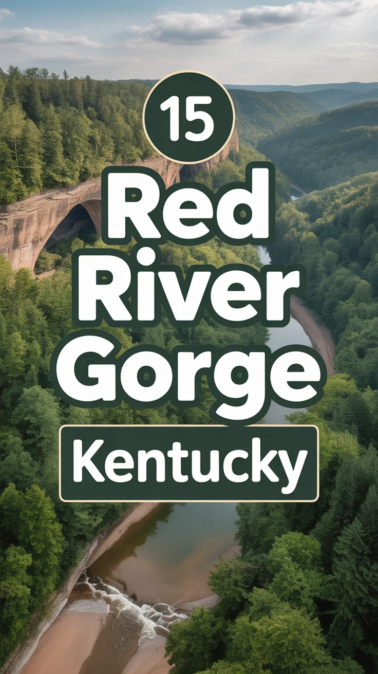 ⛰️ 15 Red River Gorge Kentucky