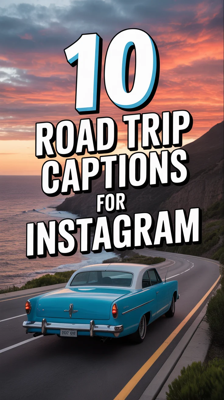 🚗 10 Road Trip Captions For Instagram