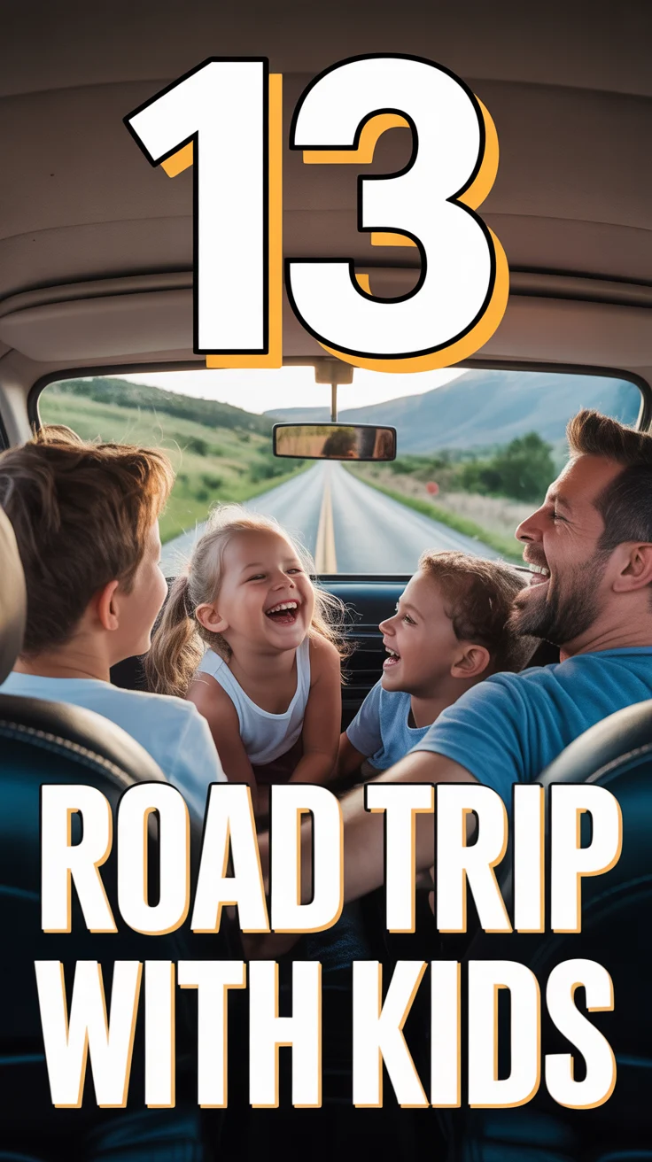 🚗 13 Road Trip With Kids