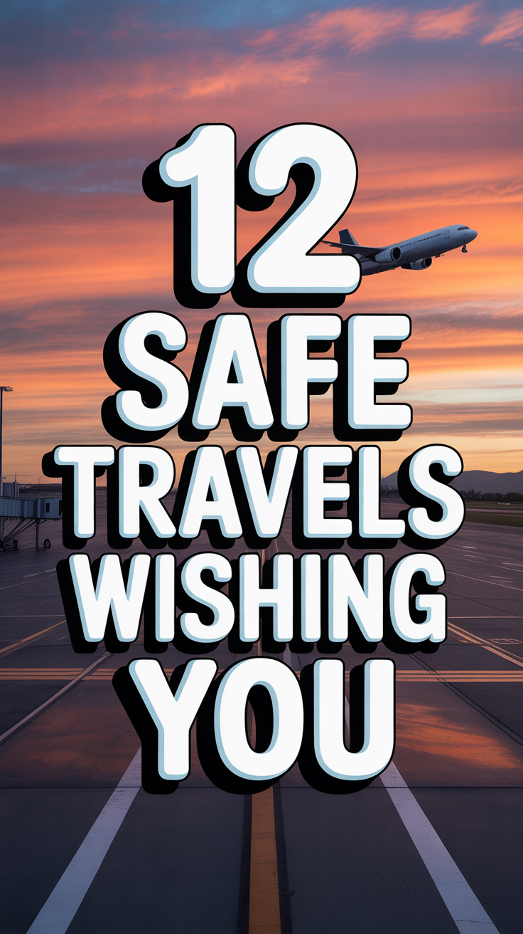 ✈️ 12 Safe Travels Wishing You