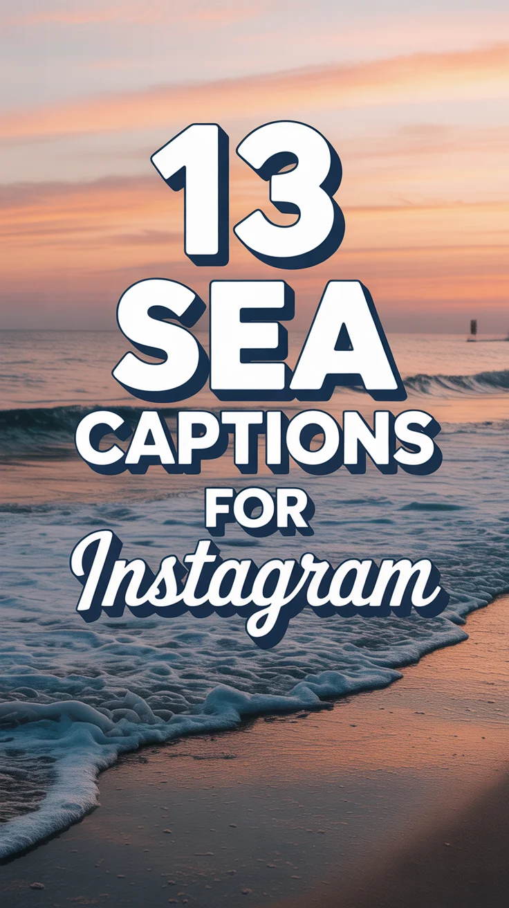 🌊 13 Sea Captions For Instagram