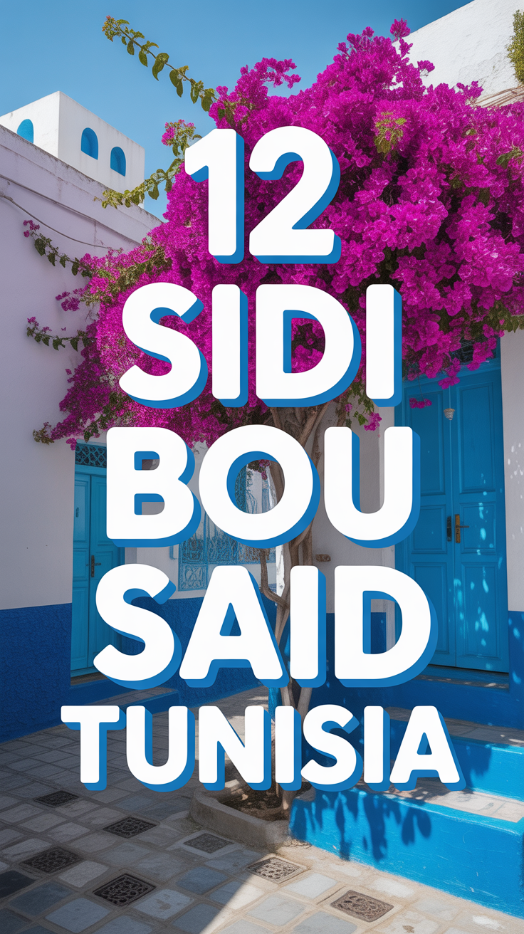 💙 12 Sidi Bou Said Tunisia