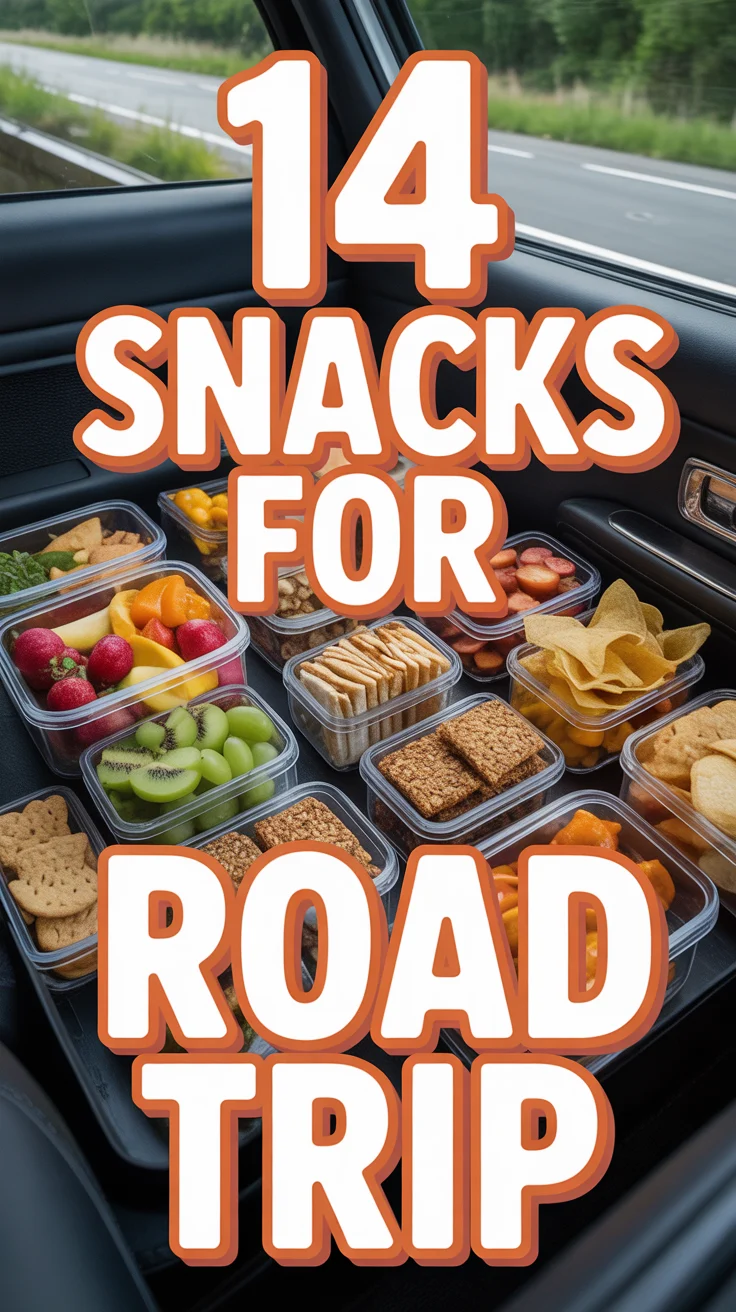 🚗 14 Snacks For Road Trip