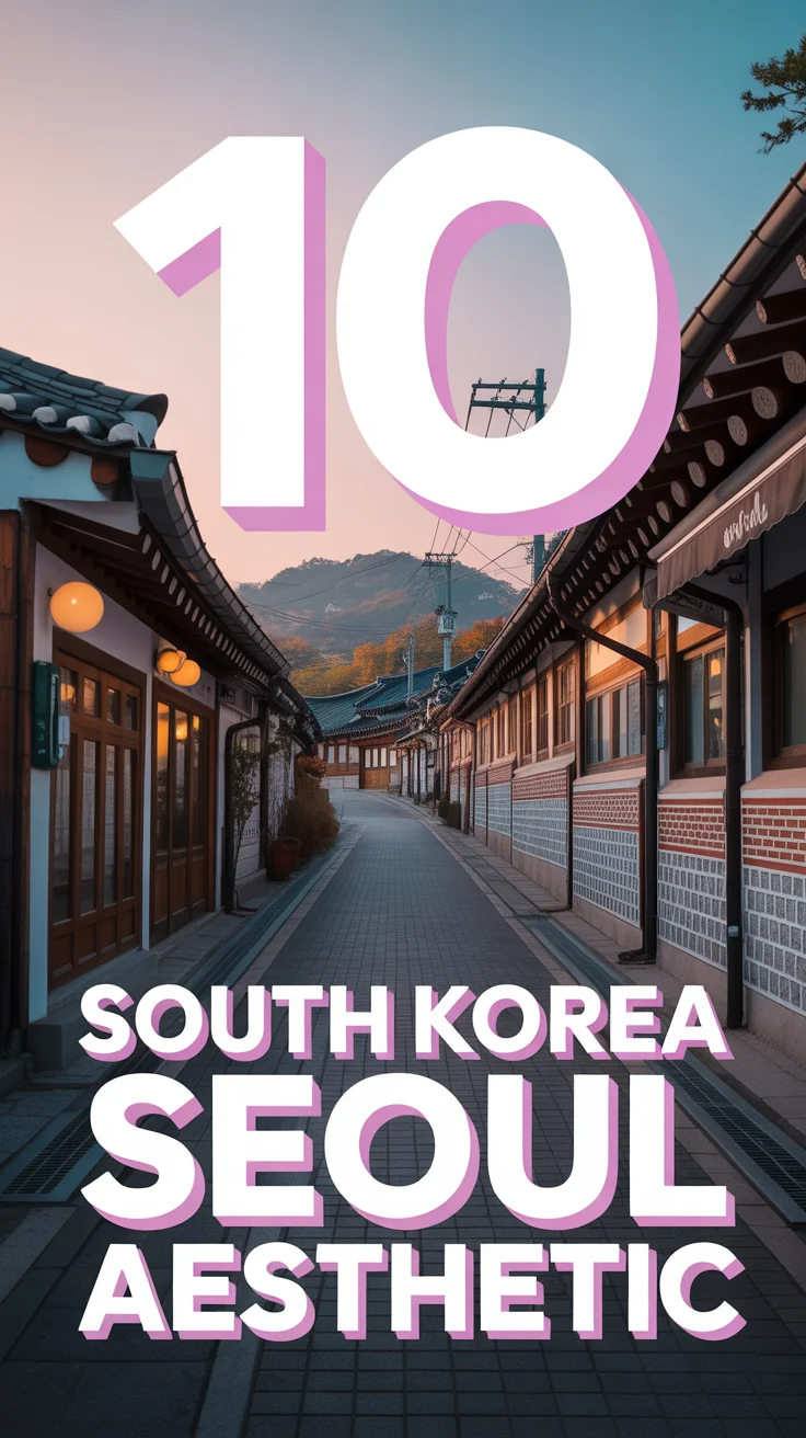 🌸 10 South Korea Seoul Aesthetic