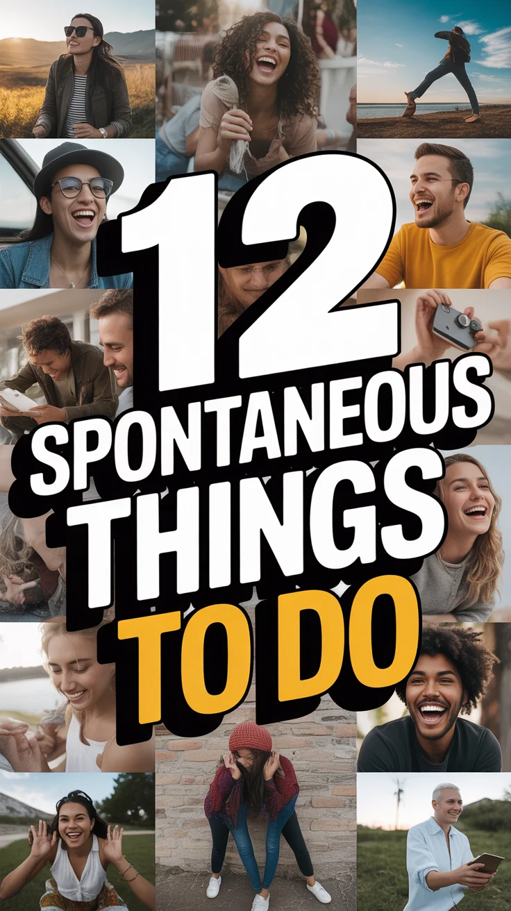 ⚡️ 12 Spontaneous Things To Do