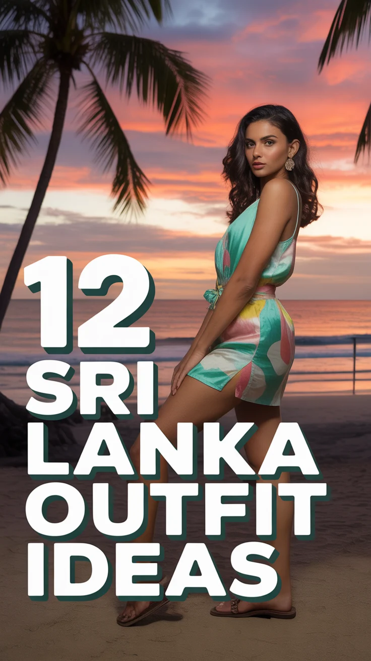 🌴 12 Sri Lanka Outfit Ideas
