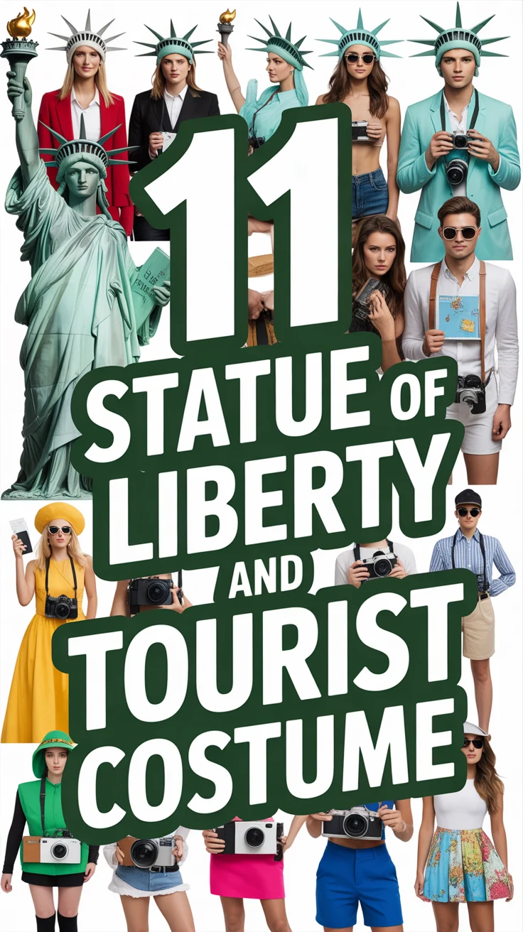 🗽 11 Statue Of Liberty And Tourist Costume