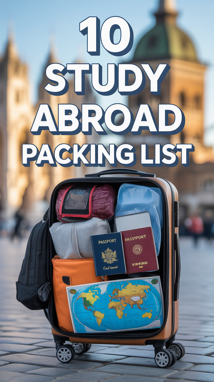 ✈️ 10 Study Abroad Packing List