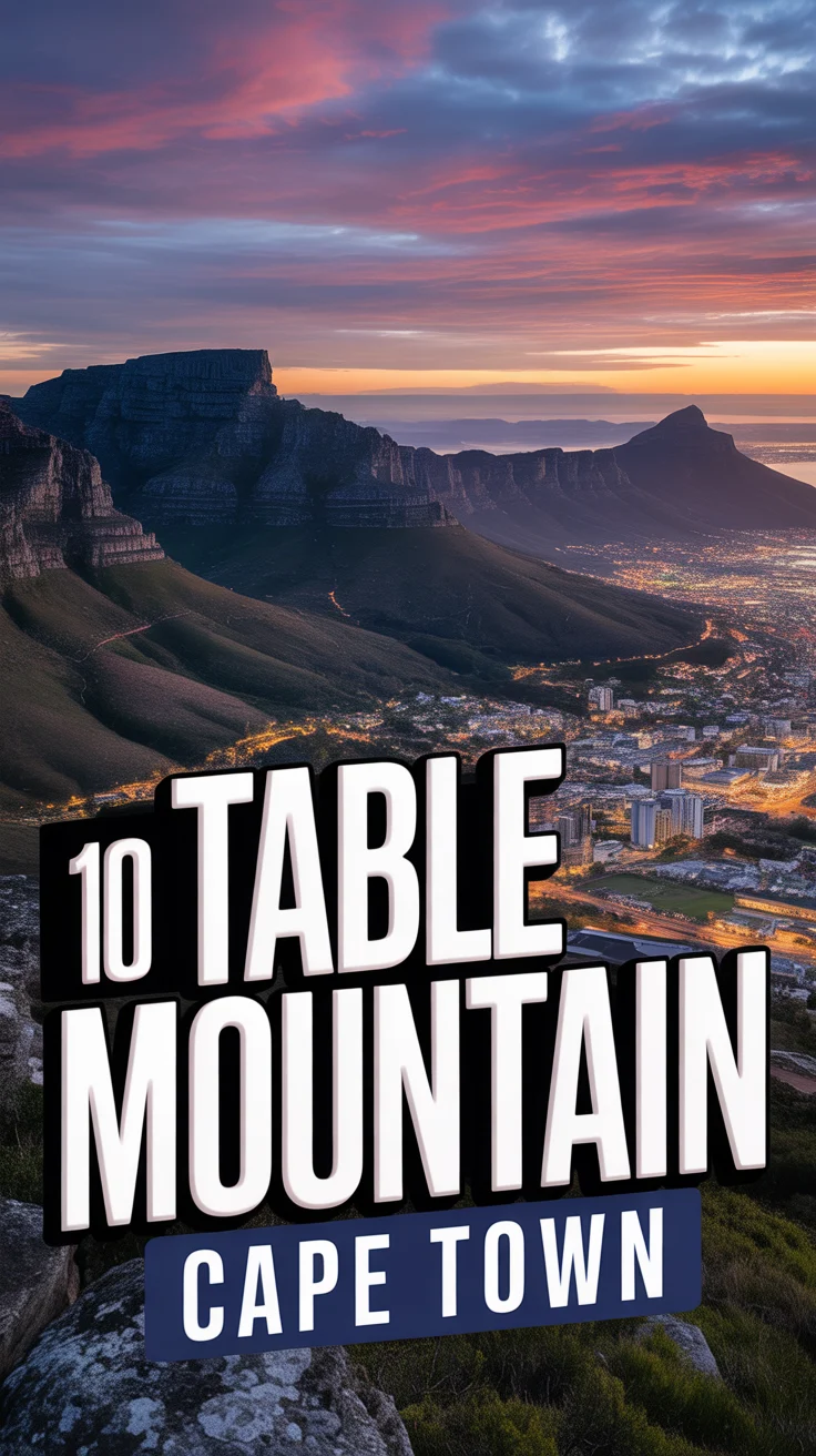 ⛰️ 10 Table Mountain Cape Town