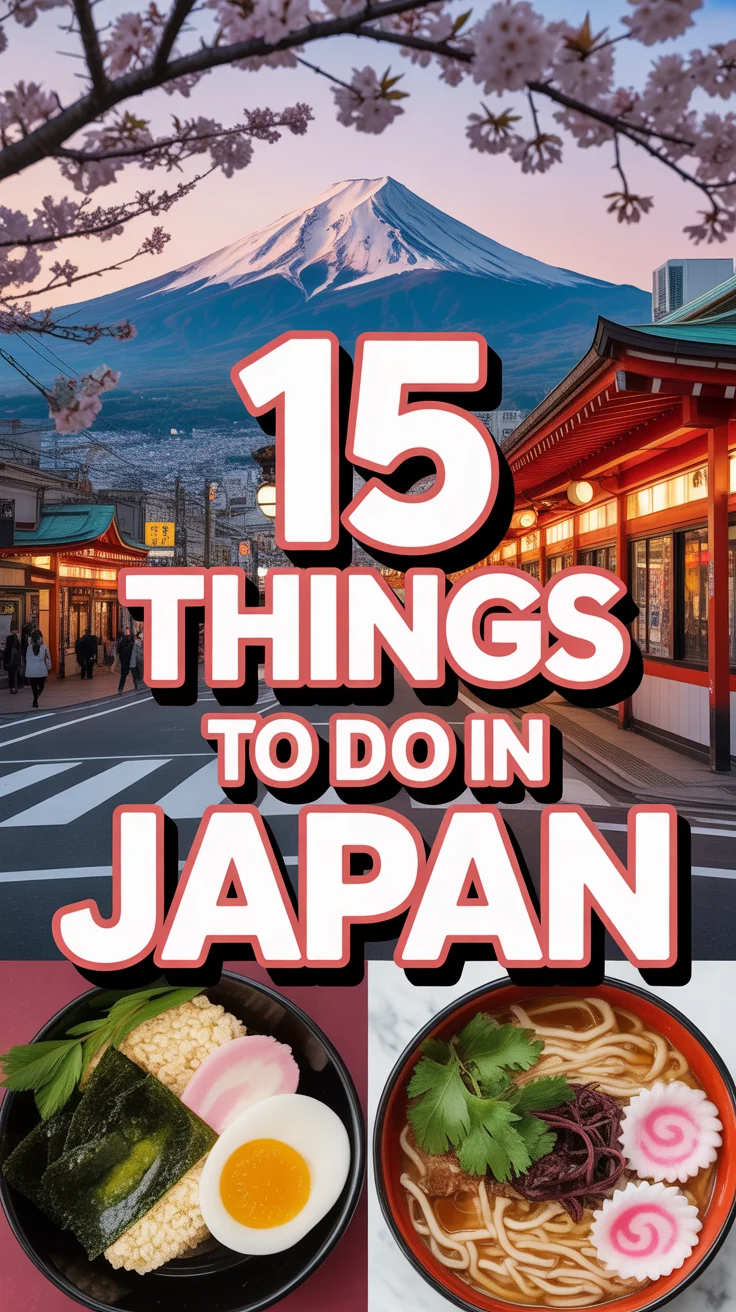 🍓 15 Things To Do In Japan
