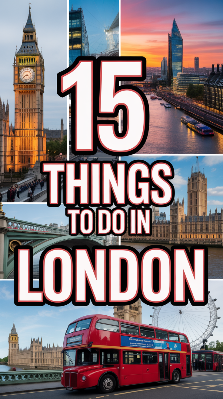 🇬🇧 15 Things To Do In London