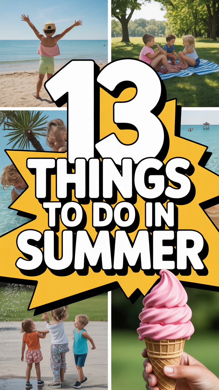 ☀️ 13 Things To Do In Summer