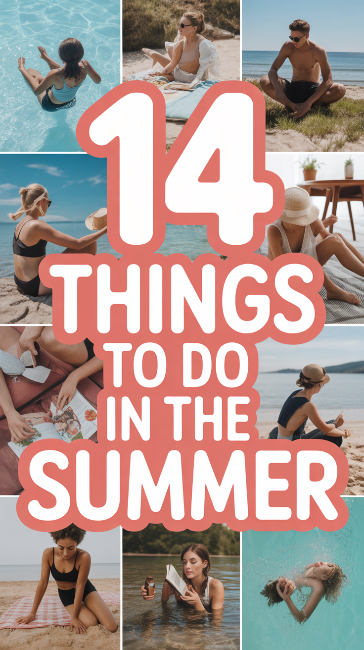 ☀️ 14 Things To Do In The Summer