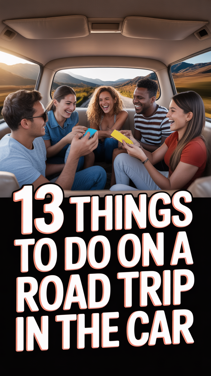 🚗 13 Things To Do On A Road Trip In The Car