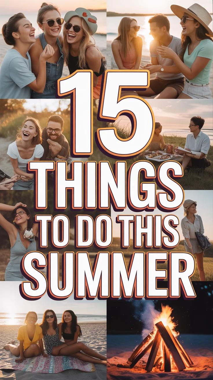 ☀️ 15 Things To Do This Summer