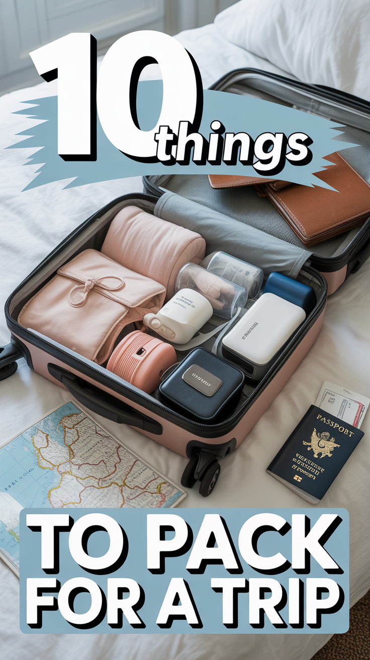 🌍 10 Things To Pack For A Trip