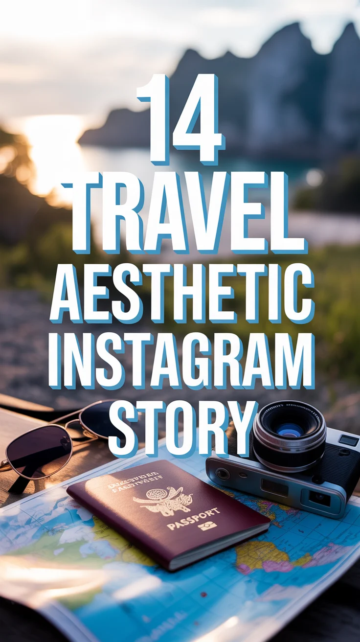✈️ 14 Travel Aesthetic Instagram Story