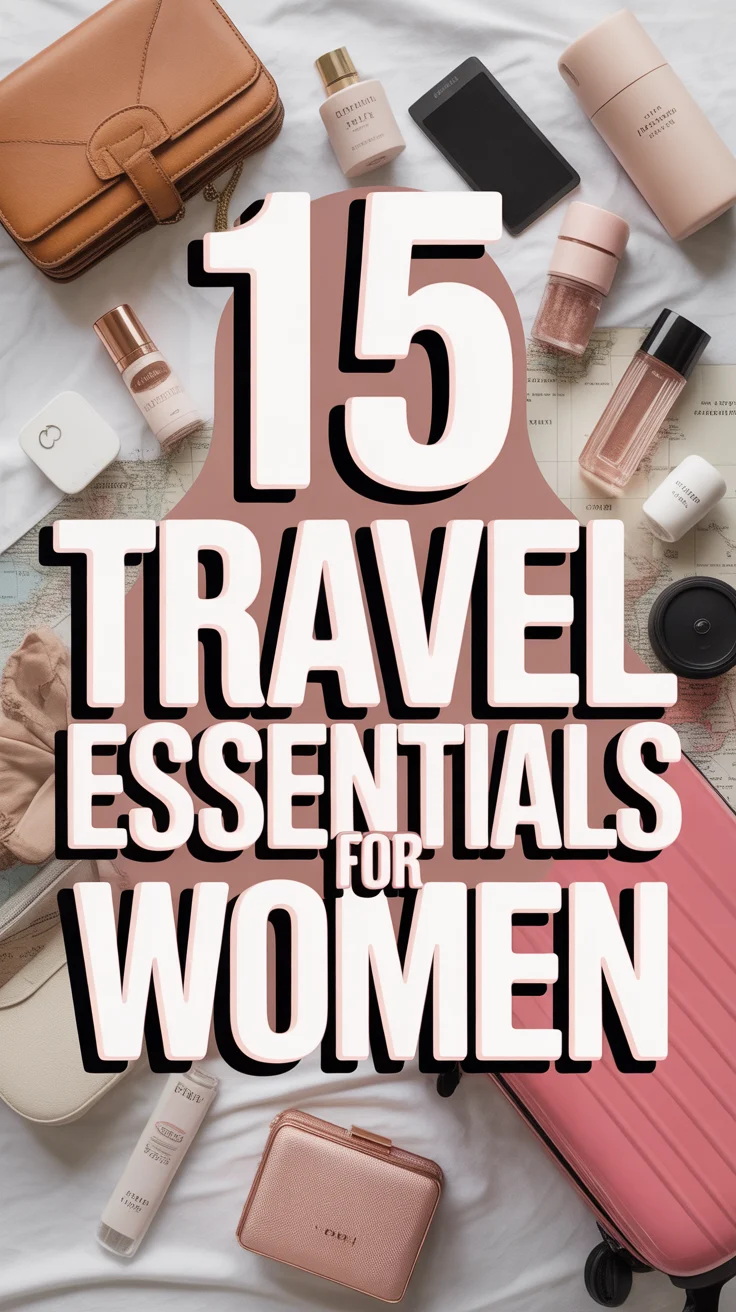✈️ 15 Travel Essentials For Women