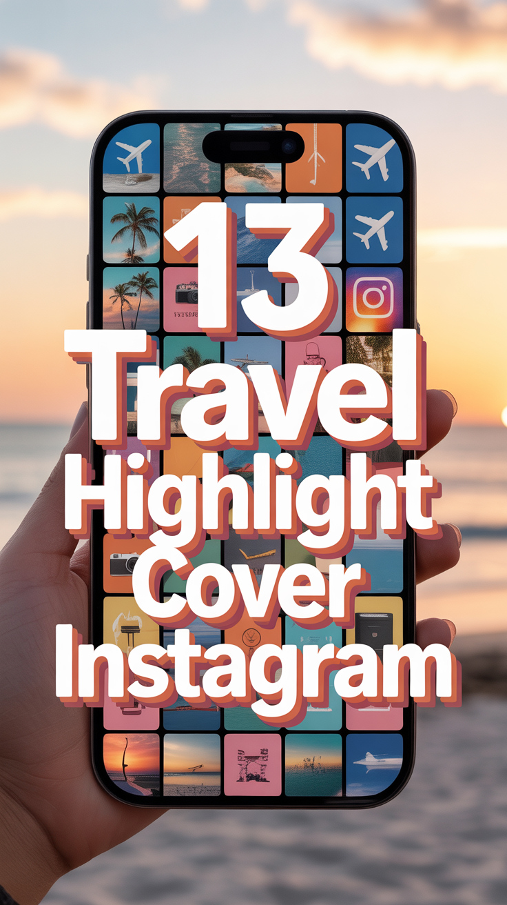 ✈️ 13 Travel Highlight Cover Instagram