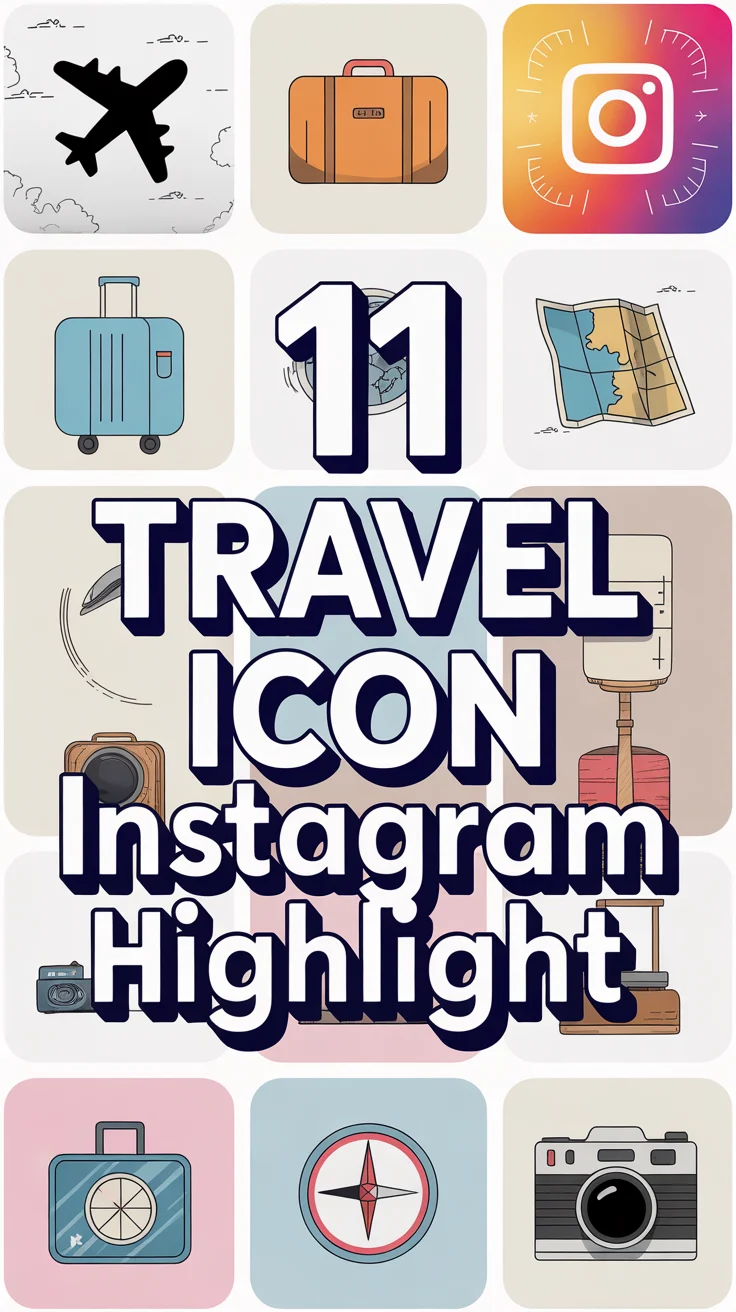 ✈️ 11 Travel Icon Instagram Highlight