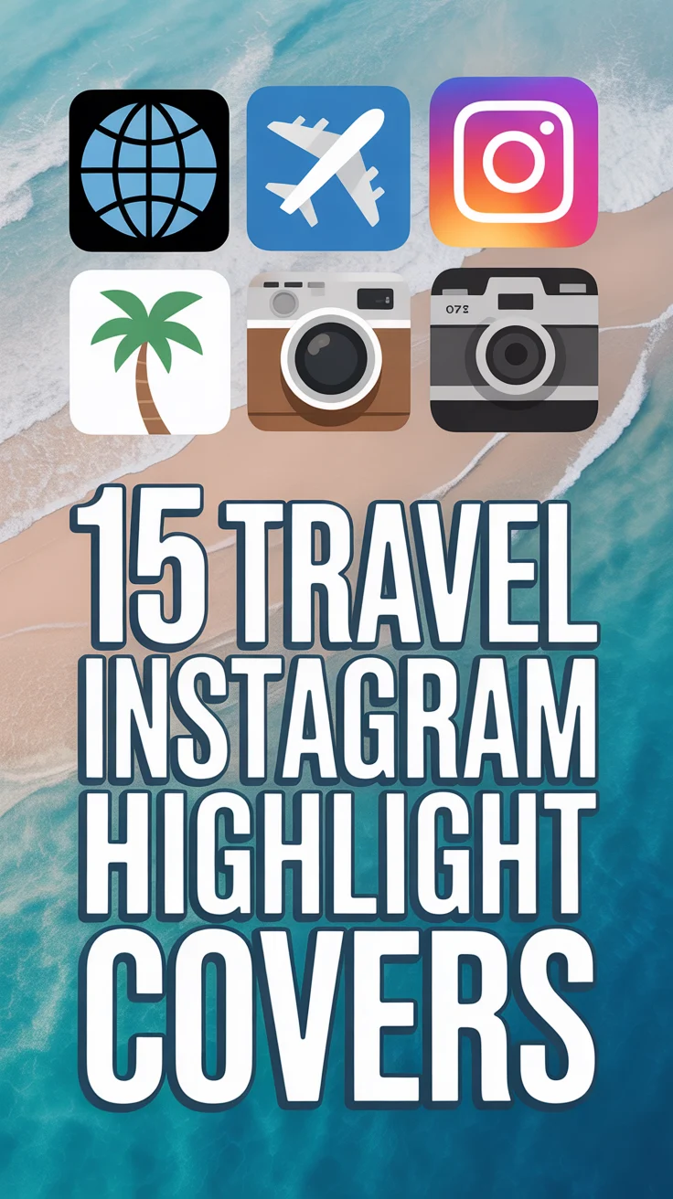✈️ 15 Travel Instagram Highlight Covers