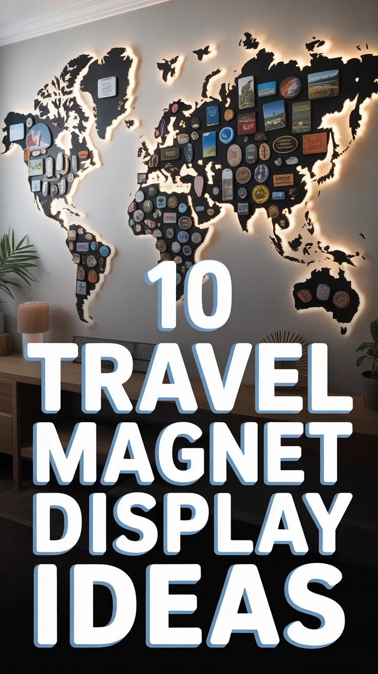 🌍 10 Travel Magnet Display Ideas