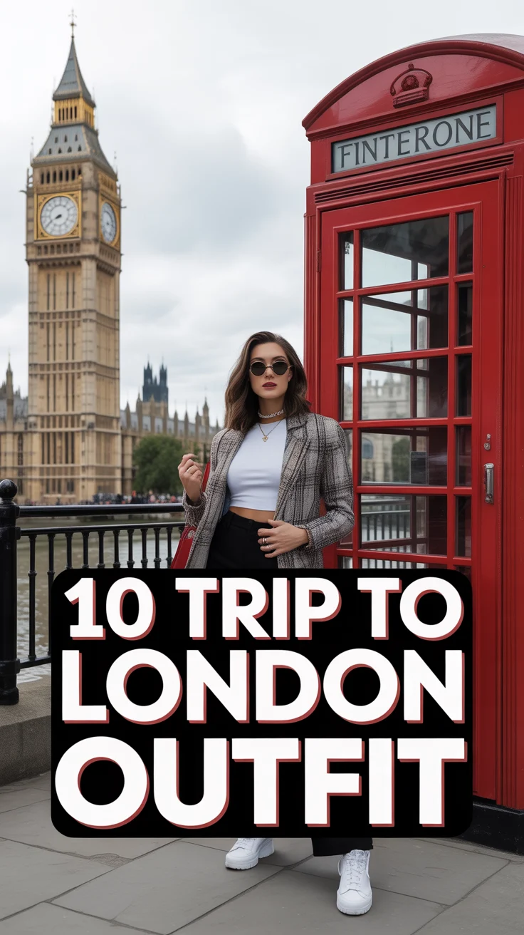 🇬🇧 10 Trip To London Outfit
