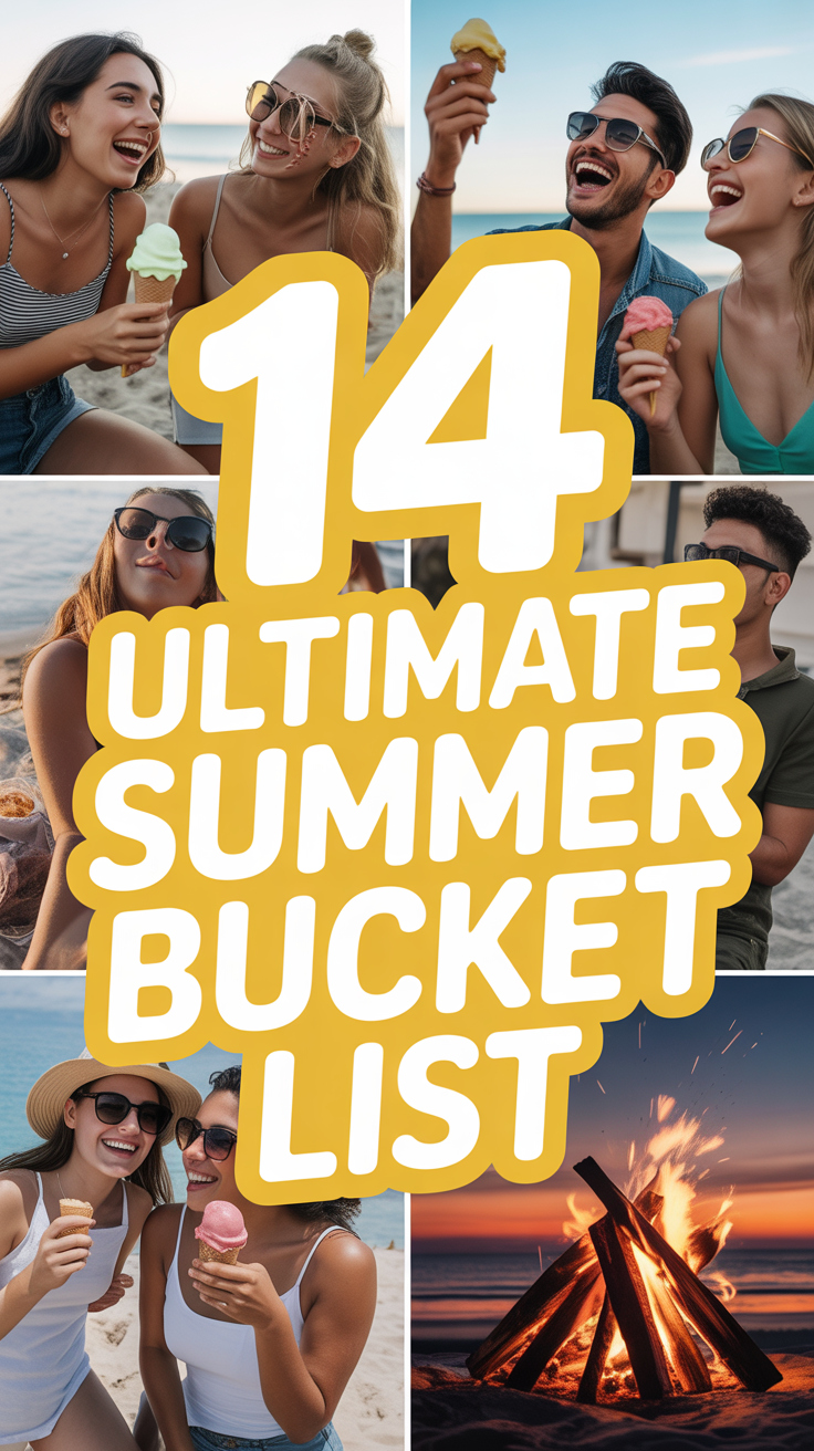 ☀️ 14 Ultimate Summer Bucket List