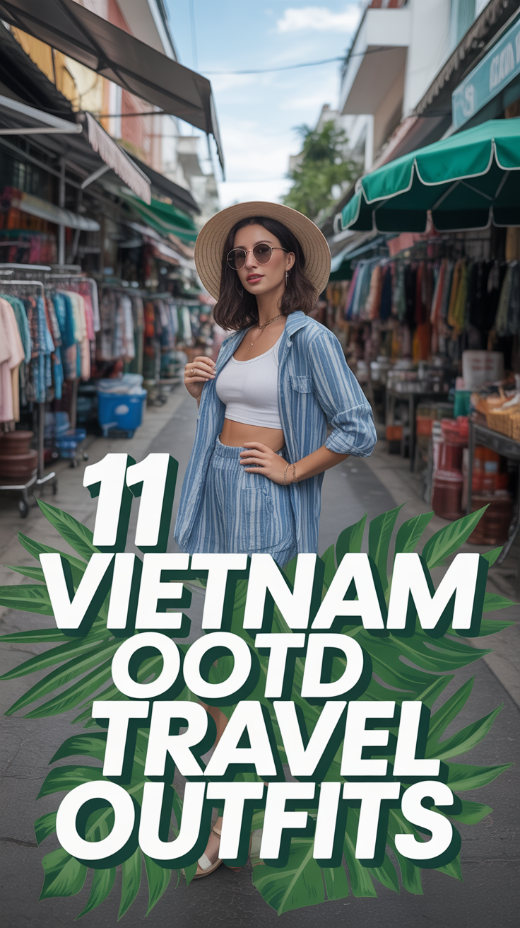 🌴 11 Vietnam Ootd Travel Outfits