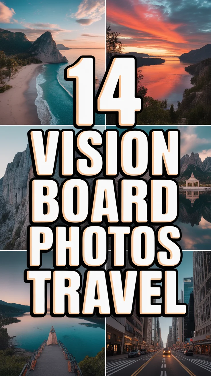 🛫 14 Vision Board Photos Travel
