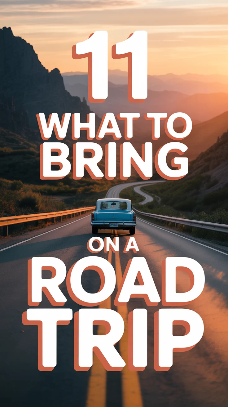 🚗 11 What To Bring On A Road Trip