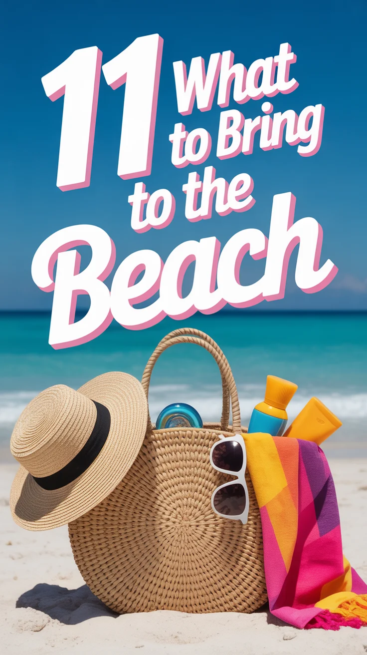 🏖️ 11 What To Bring To The Beach