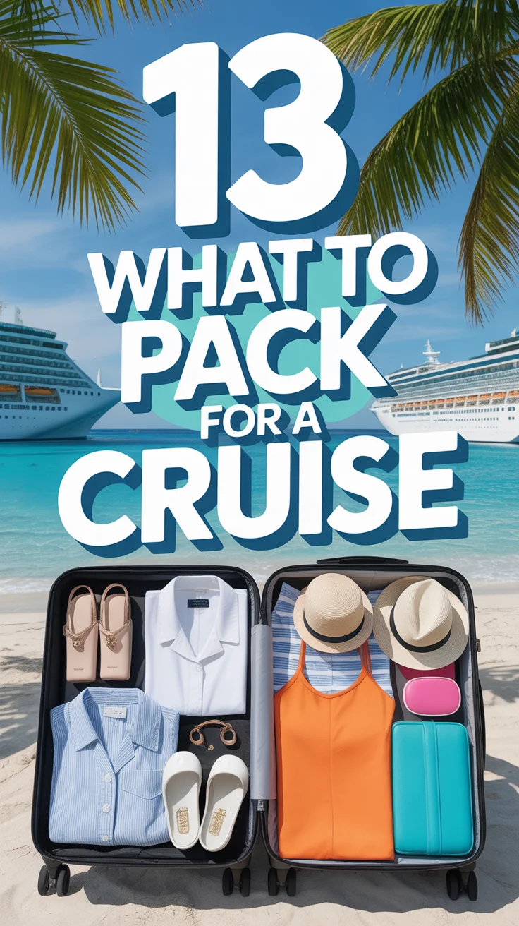 🌴 13 What To Pack For A Cruise