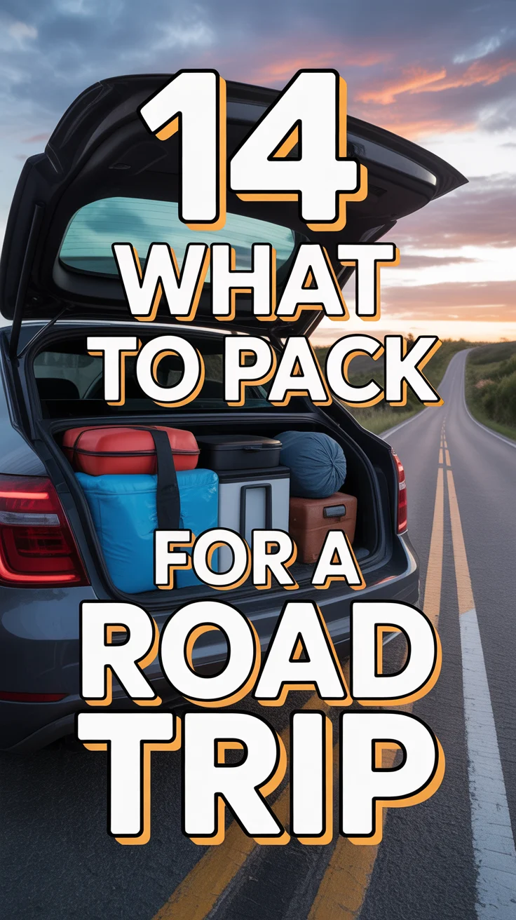 🚗 14 What To Pack For A Road Trip