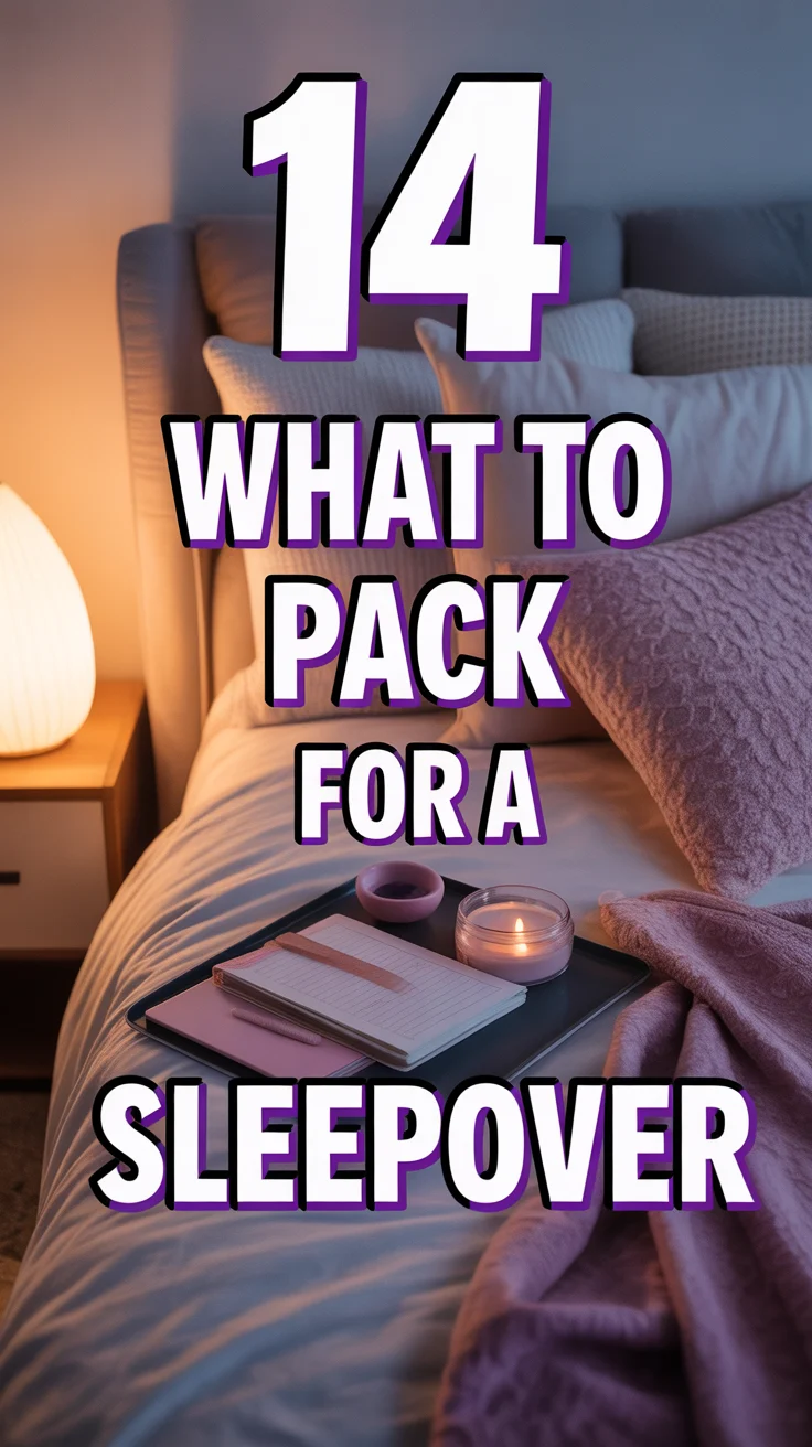 🌙 14 What To Pack For A Sleepover
