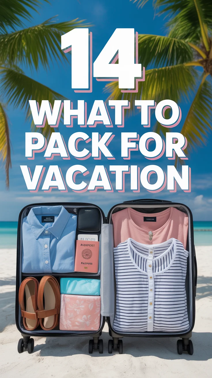🌐 14 What To Pack For Vacation