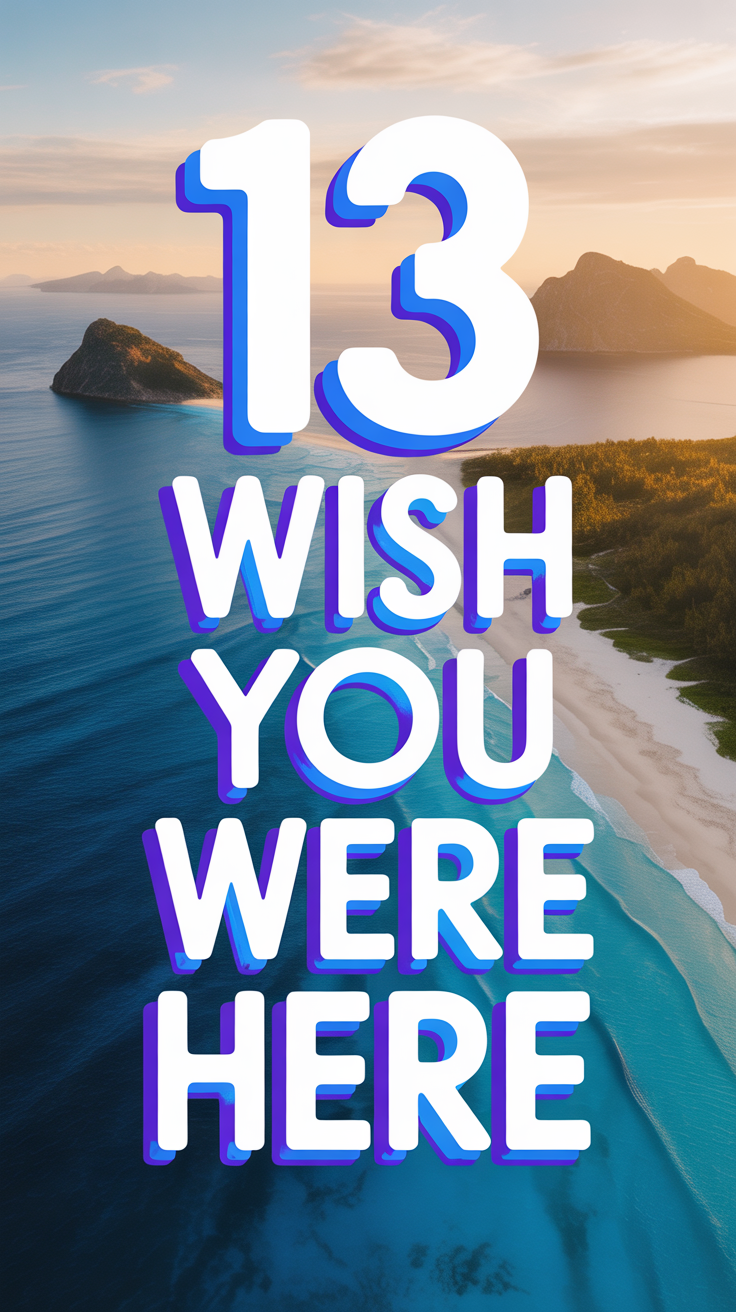 ✈️ 13 Wish You Were Here