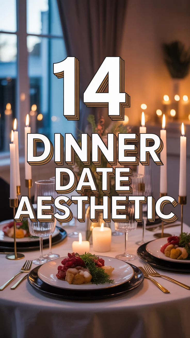 ✨ 14 Dinner Date Aesthetic