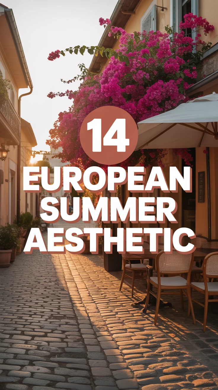 ☀️ 14 European Summer Aesthetic