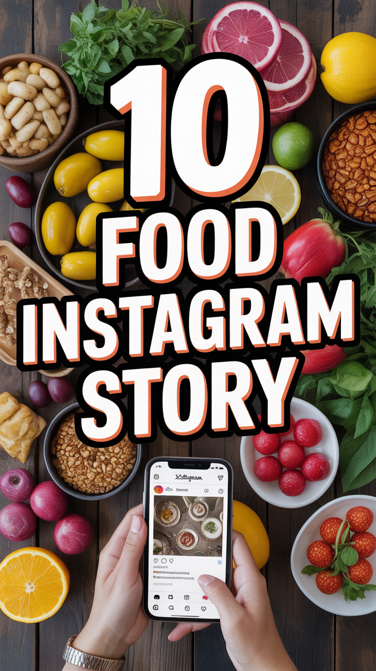 🎉 10 Food Instagram Story
