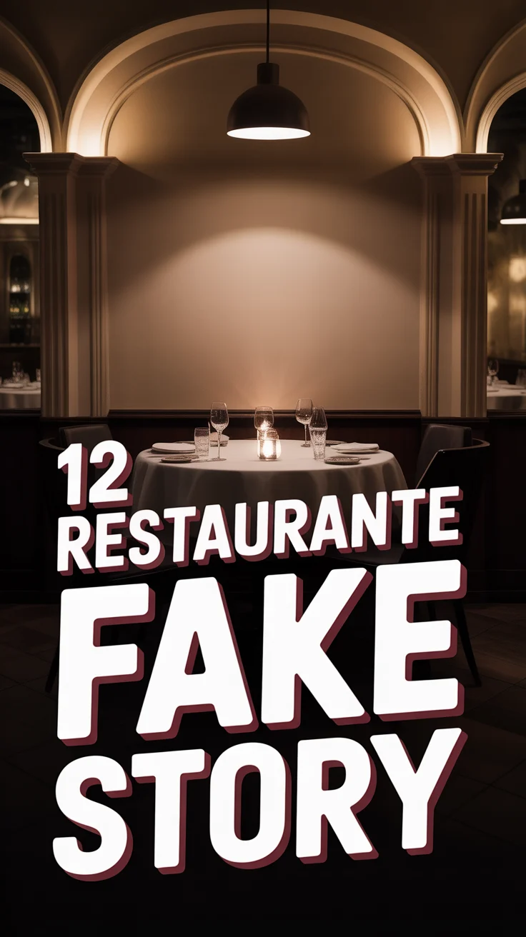 🍽️ 12 Restaurante Fake Story