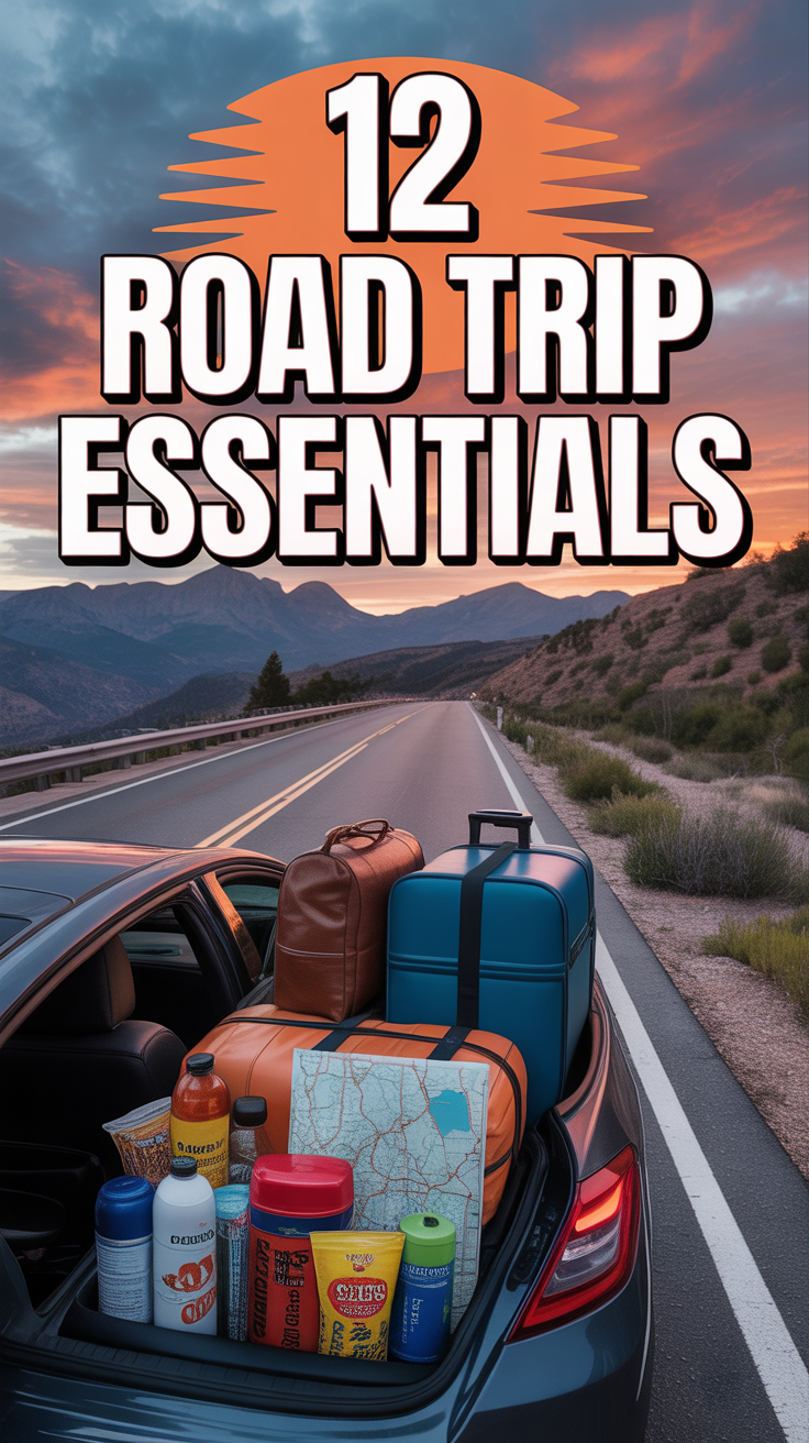 🚗 12 Road Trip Essentials
