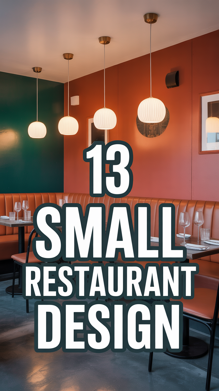 🍽️ 13 Small Restaurant Design