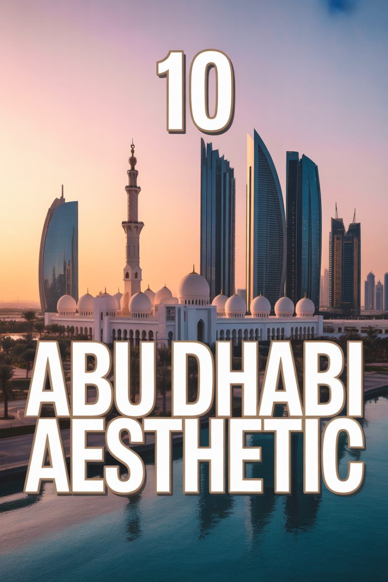 ✨ 10 Abu Dhabi Aesthetic