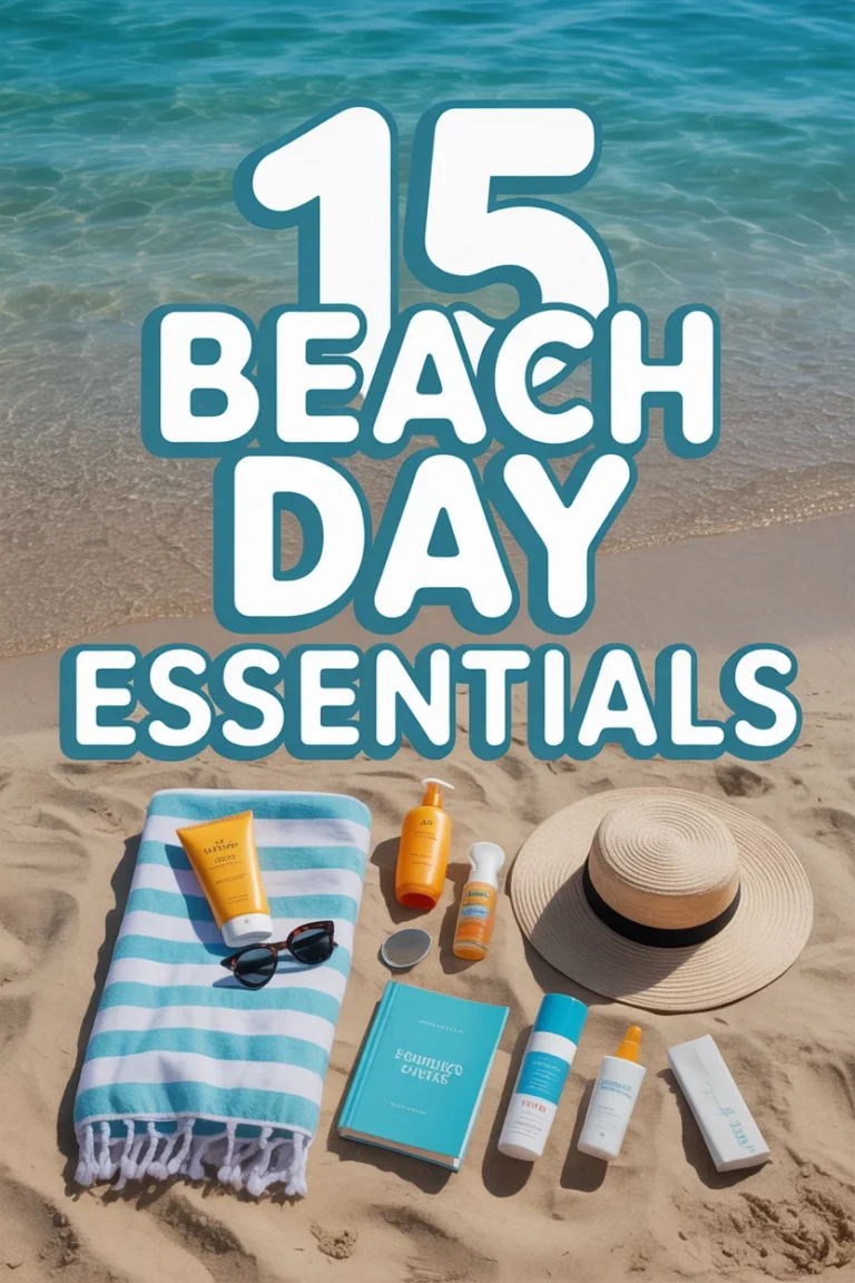 🏖️ 15 Beach Day Essentials